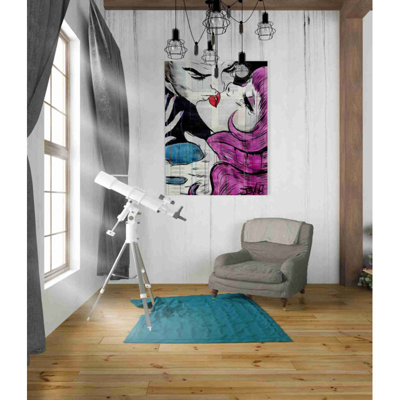 «Passion Pop» par Loui Jover, art mural sur toile, H 34 po x l 26 po x P 1,25 po