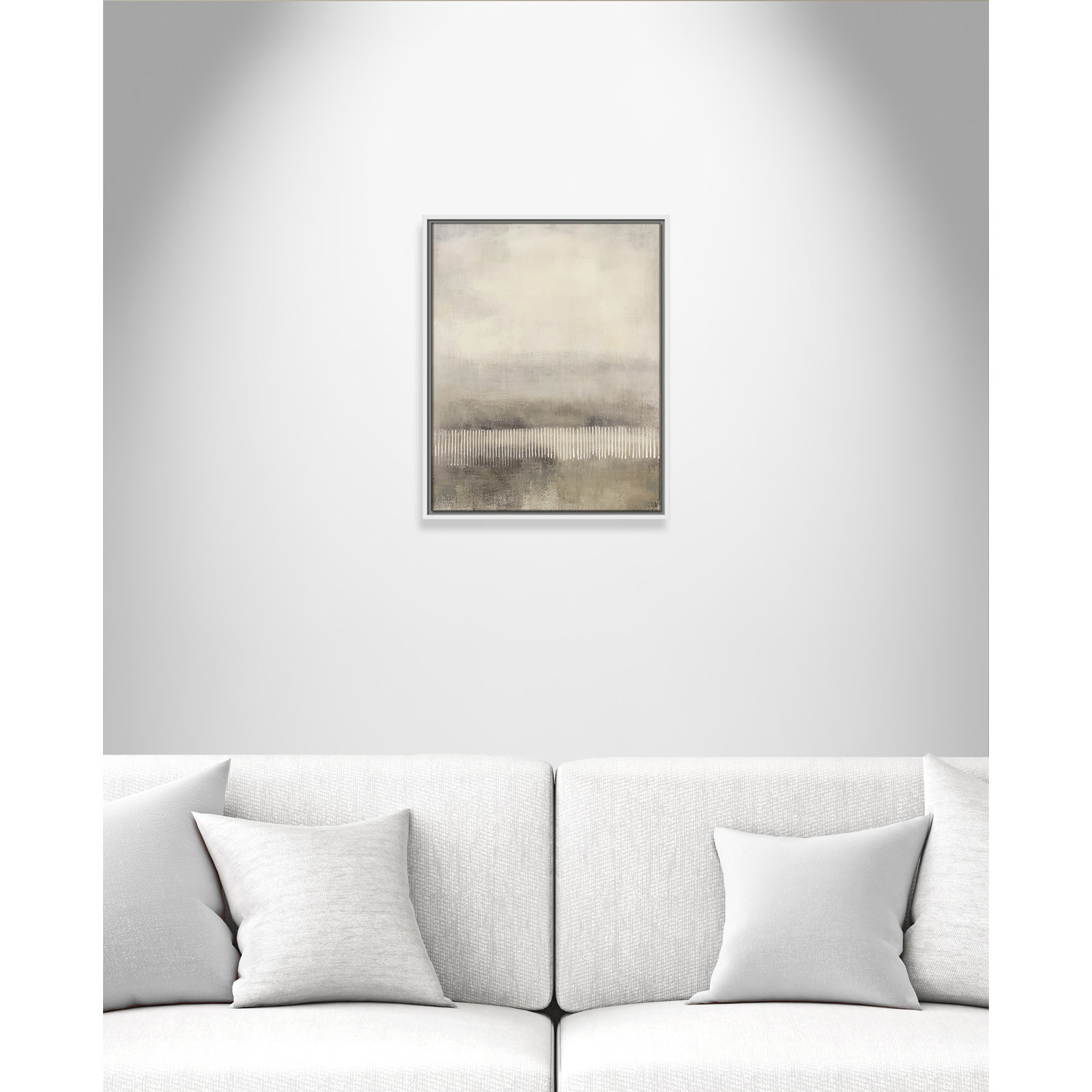 Balanced Silence I Print by Irena Orlov, 21.5" H x 17.5" W, White Floater