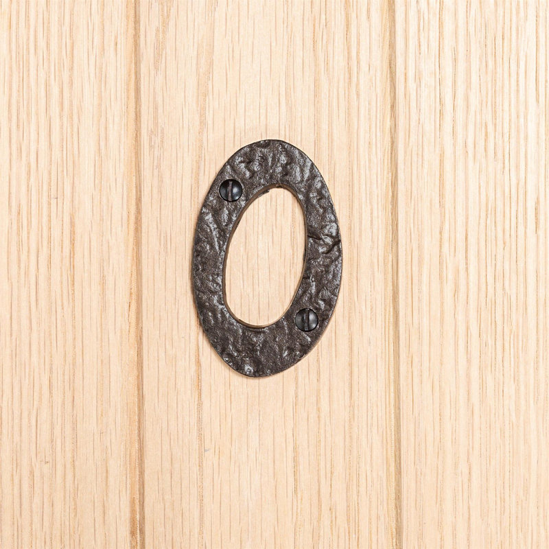 7.8cm H Iron House Number