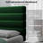 Bed frame with headboard, platform bed frame with velvet upholstered headboard and channel design-1087402769-1087402780