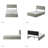 Neilius Upholstered Platform Bed with Washable Slipcover-92577756-92576043