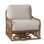 Cane Outdoor Chair with Sunbrella® Cushions