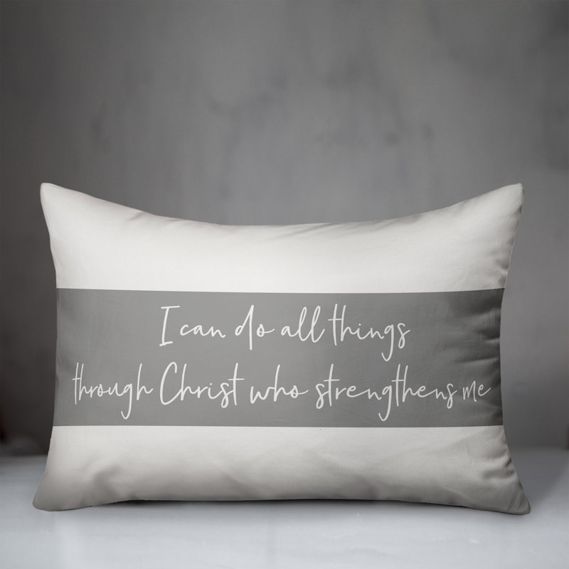 I Can Do All Things Throw Pillow