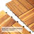 12" x 12" Wood Interlocking Deck Tile in Brown