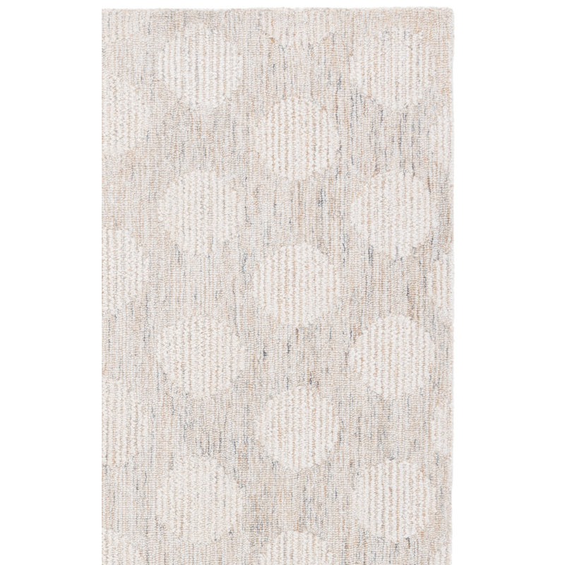 Metro 895, laine 85% touffetée à la main; Tapis géométrique 15% coton, Rectangle 6 pi x 9 pi