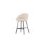 Seda Upholstered Counter Stool with Metal Frame