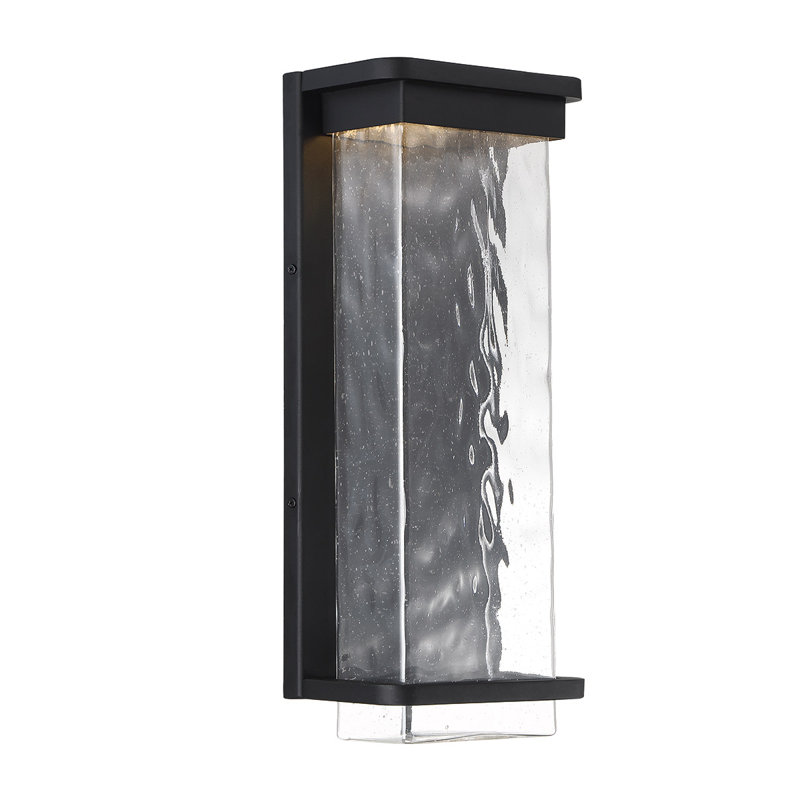 Vitrine LED Outdoor Flush Mount, Black, 21" H x 6.5" W x 4" D
