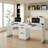 78 Inch Double Desk for Two People with 5 Drawers, Extra Long Computer Desk Writing Workstation (Incl. File Drawer) for Home Office-114256200