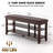 Adjustable Two-Tier Shoe Storage Bench-796378005