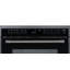 24 po Four à micro-ondes à convection intégré en acier inoxydable noir avec cuisson rapide et à capteur, 1,6 pi cu