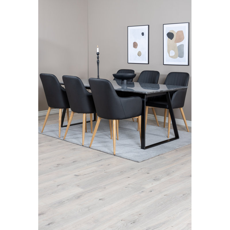 Steven 6 - Person Dining Set