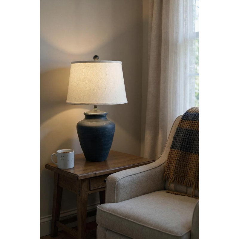 Onyx Broad Vase Table Lamp