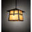 1 - Light Craftsman Brown Lantern Pendant
