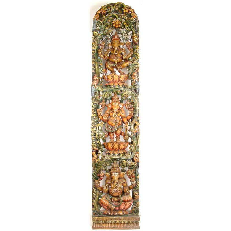 Trois panneaux Ganesha