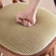 Chaise avec accoudoirs à dossier solide kaki noisette (ensemble de 2)-818994386