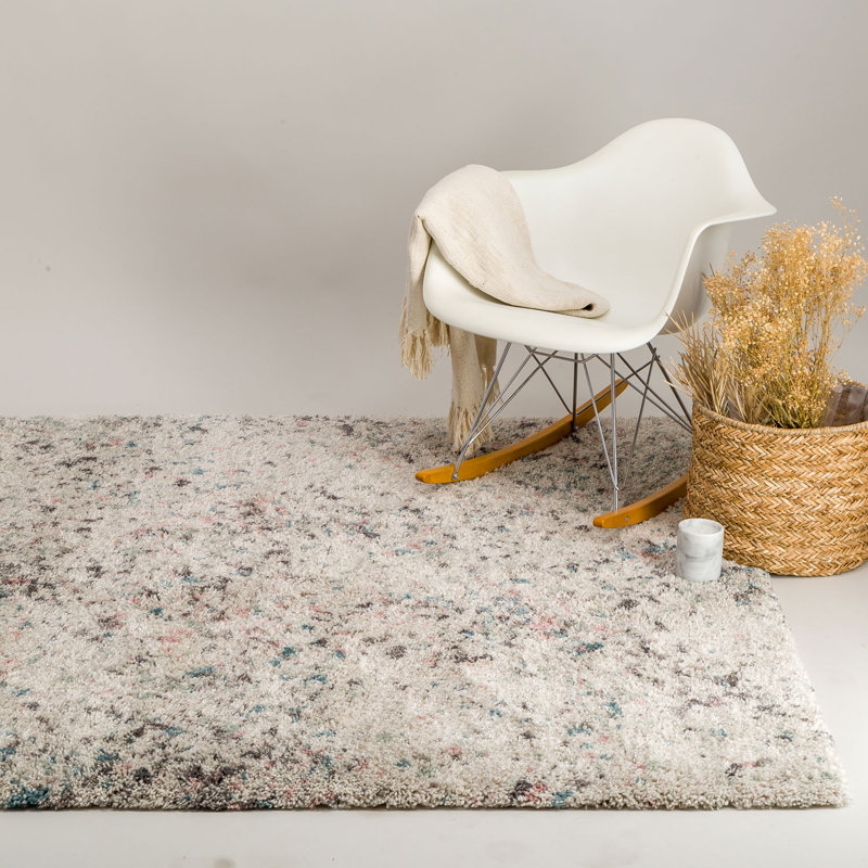 Terrazzo Shag Beige/Grey Rug