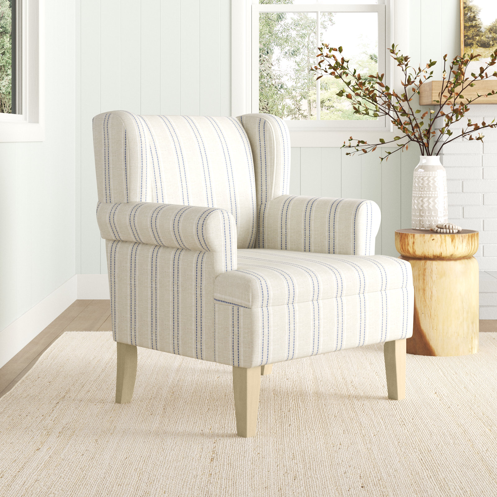 Classic 2025 wingback chair