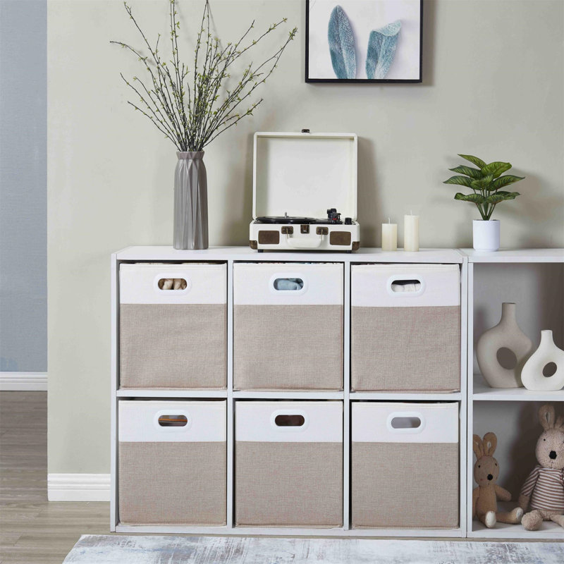 Ebern Designs Fabric Decorative Bin