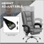 Chaise de bureau Vinsetto Vibration Massage-223612059
