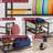 5 Tier Disc Golf Storage Rack
