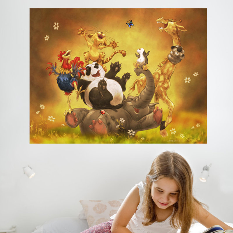 Affiche brillante "hoorah", H 36,5 po x l 48 po