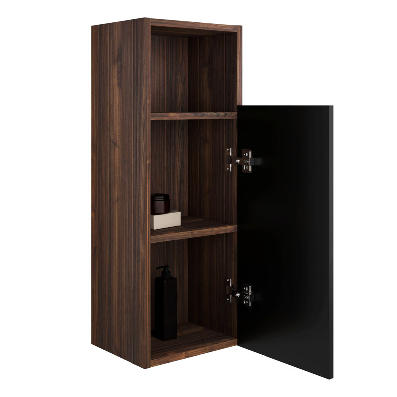 Armoire latérale de salle de bain flottante, armoire de rangement murale pour petit espace, rangement de salle de bain pour la maison