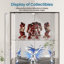 4-Tier Corner Display Cabinet with RGB Light Modes and Motion Sensor-1470752402