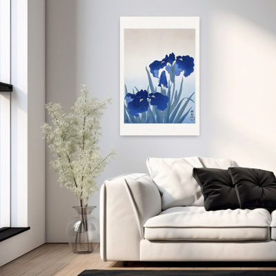 Denetria Contemporary Art Vintage Contemporary Flower Wall Art 1 Piece Wrapped Canvas Wall Art