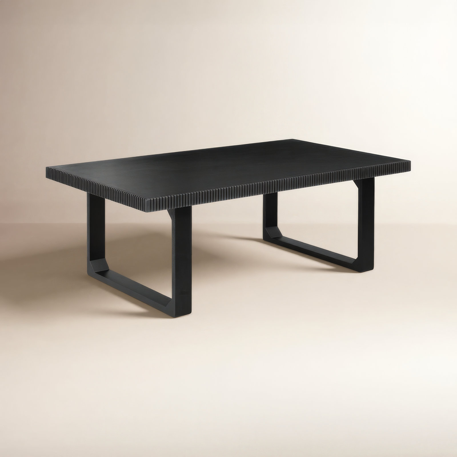 Urbana 48" Mango Coffee Table, Black