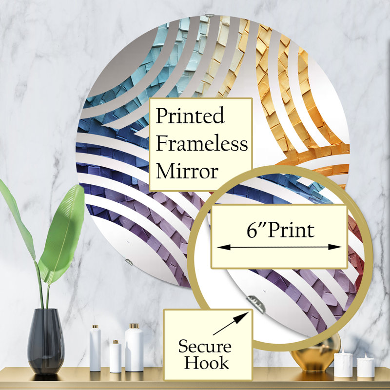 Circle Mirror, 31.4" x 31.4"
