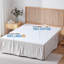 Jupe de lit en lin belge avec volant de lit classique-130544729-130544733