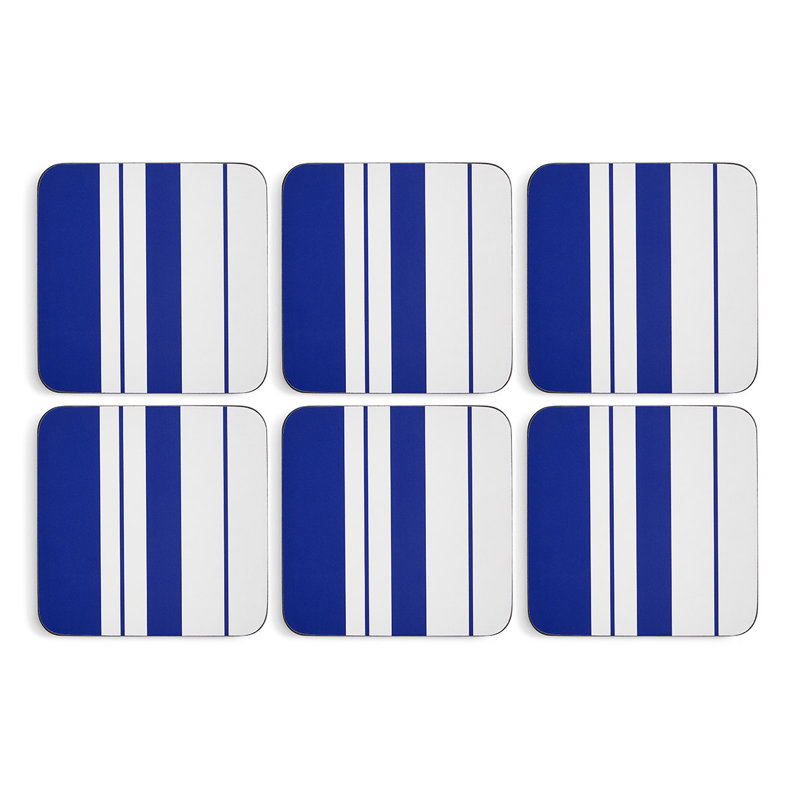 Steccato Square 6 Piece Coaster Set