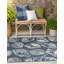 Tapis contemporain bleu marine et ivoire Avelynn-1747950670