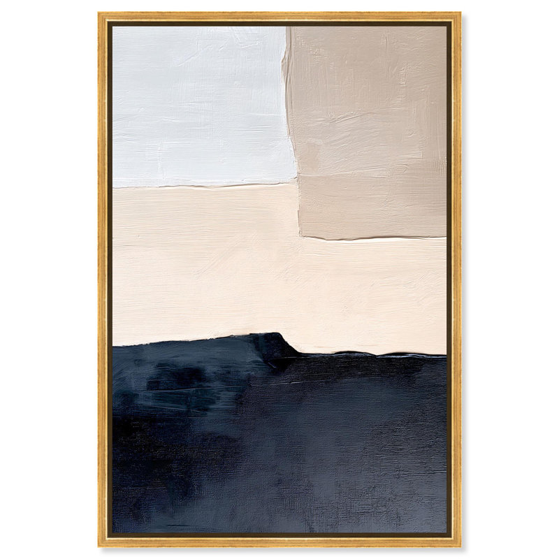 «Edge of the Land», reproduction d'art sur toile par Art Remedy, 30" H x 45" W, Cadre doré