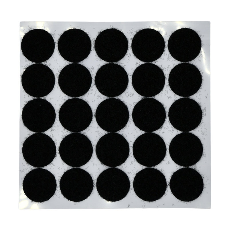 .75" Adhesive Hook and Loop Dot 25/pk
