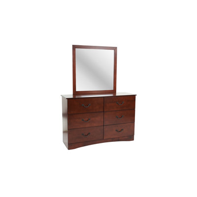 Commode de chambre à coucher à 6 tiroirs Modern Classic