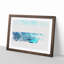 Blue Boat upon the Beach - Picture Frame Graphic Art Print-56872032-56872033
