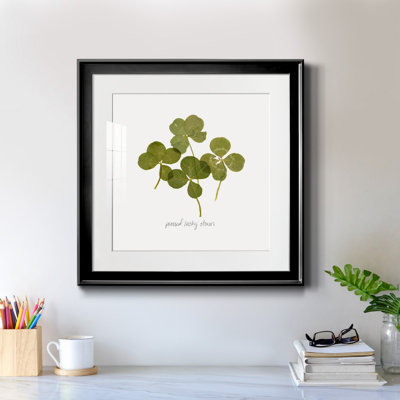 " Pressed Clover I " Painting Print