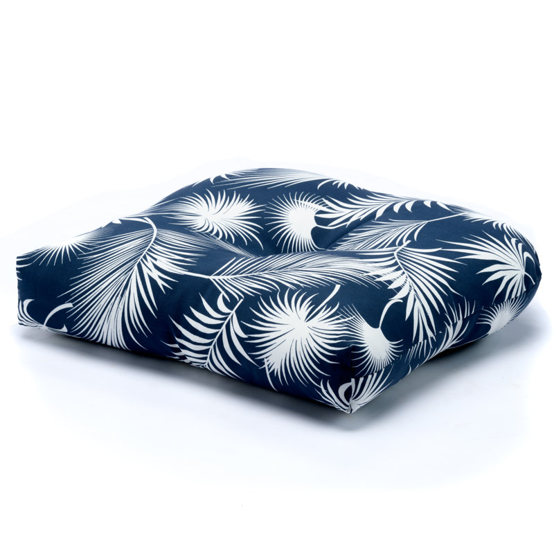 Coussin de chaise d'extérieur Panama, Polyester bleu marine
