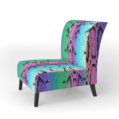 Fauteuil de chambre d'appoint coloré