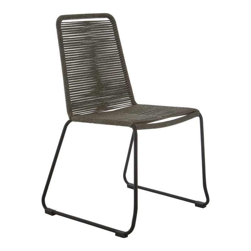 Southport 34cm H Metal Side Chair in Grey