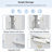 24"Bathroom Vanity Combo With Ceramic Sink