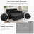 Oversized 61'' Convertible Sleeper Sofa Bed-349369032