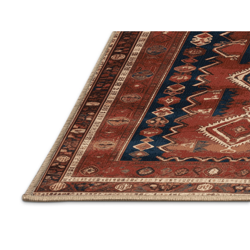Tapis brun lavable à la machine, Tapis de couloir 2 pi x 4 pi