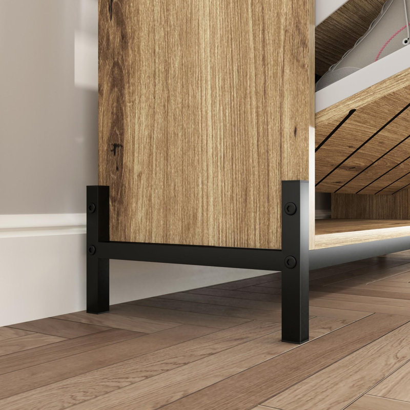 Armoire de rangement moderne pour chaussures, Bois flotté