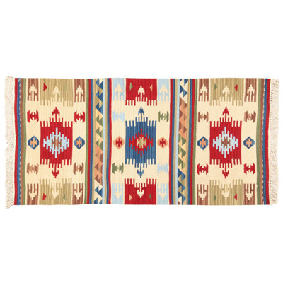 Jalal Southwestern Hand Woven Area Rug