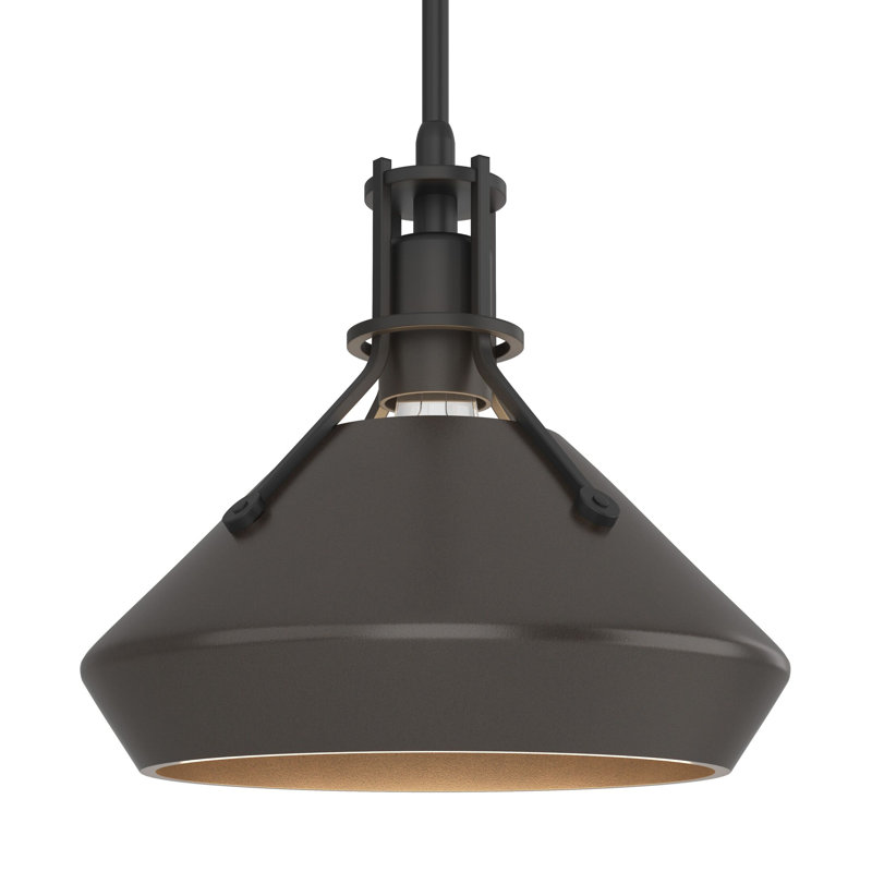 Henry with Chamfer Pendant, Oil Rubbed Bronze, Black