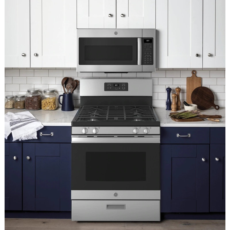 30" 4.8 cu.ft. Freestanding Gas Range, Stainless Steel