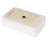 24"x16" White Ceramic Rectangular Vessel Bathroom Sink