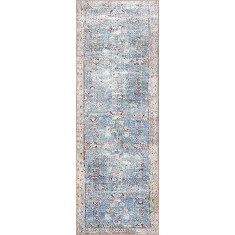Georgitte Oriental Indoor Rug, 2'6" x 12'